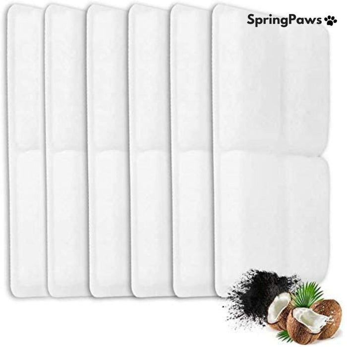 4 Month supply Replacement Filters for SpringPawgs Cat Fountain (6-Pack)
