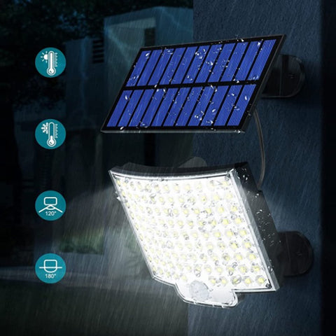 SafeLens Security Solar Flood Light - IP65 Waterproof