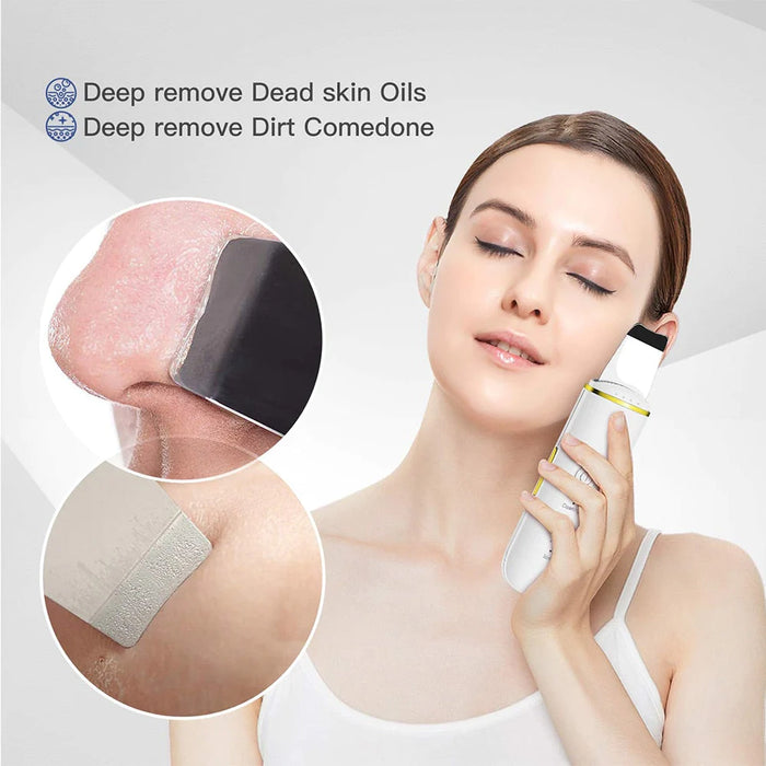 Ultrasonic Blackhead Removing Skin Scrubber