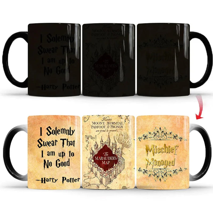 Heat Sensitive Color Changing Ceramic Coffee Mug