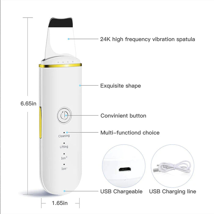 Ultrasonic Blackhead Removing Skin Scrubber