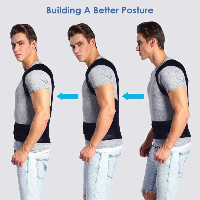 Adjustable Back Posture Corrector Low Support Shoulder Brace For Men & Women