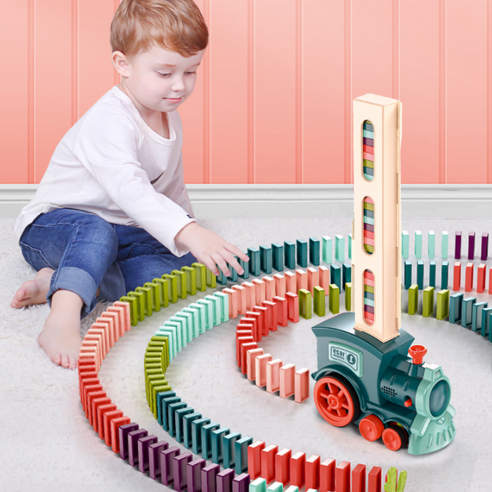 Domino Express Train Adventure Set - The Automatic Domino Laying Train