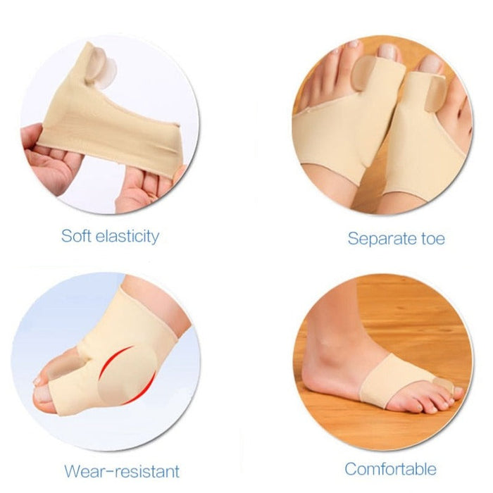 1 Pair Gel Bunion Toe Alignment Corrector Hallux Valgus Bunion Corrector Unisex