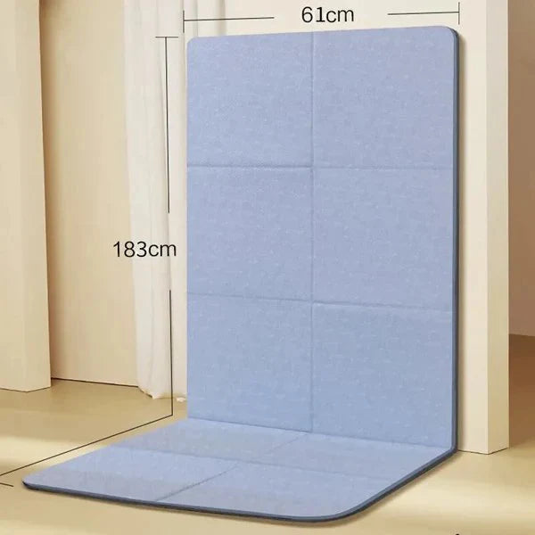 Foldable Yoga Mat - Thick Travel Yoga Mat for Yoga, Pilates, Meditation and Floor Workouts