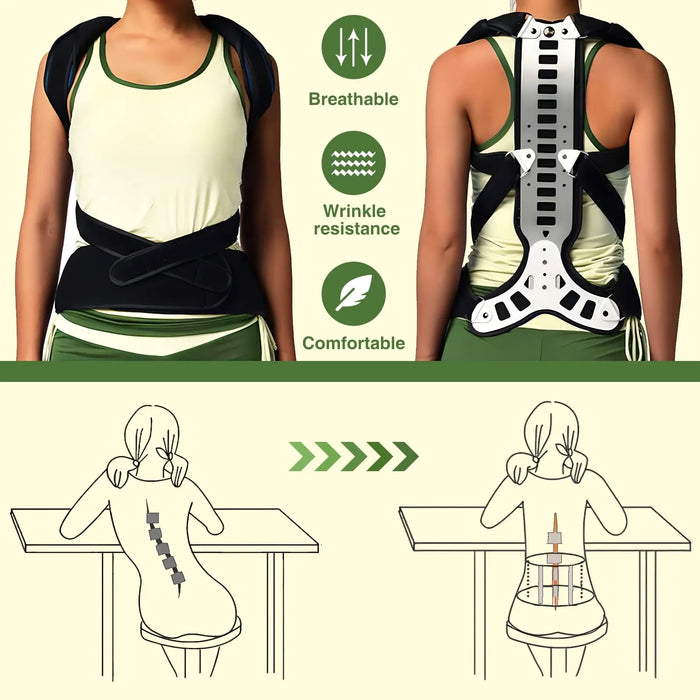 Posture Corrector for Hunched back, Kyphosis and Vertebral Compression Fracture