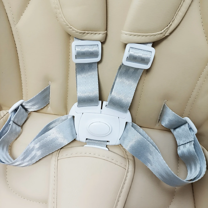 High Chair Seat Cushion: PU Leather Safety Belt Pads