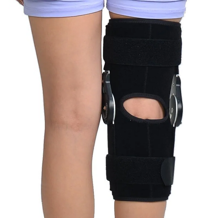 Hinged ROM Knee Brace, Post Op Knee Brace for Recovery Stabilization, ACL, MCL and PCL Injury