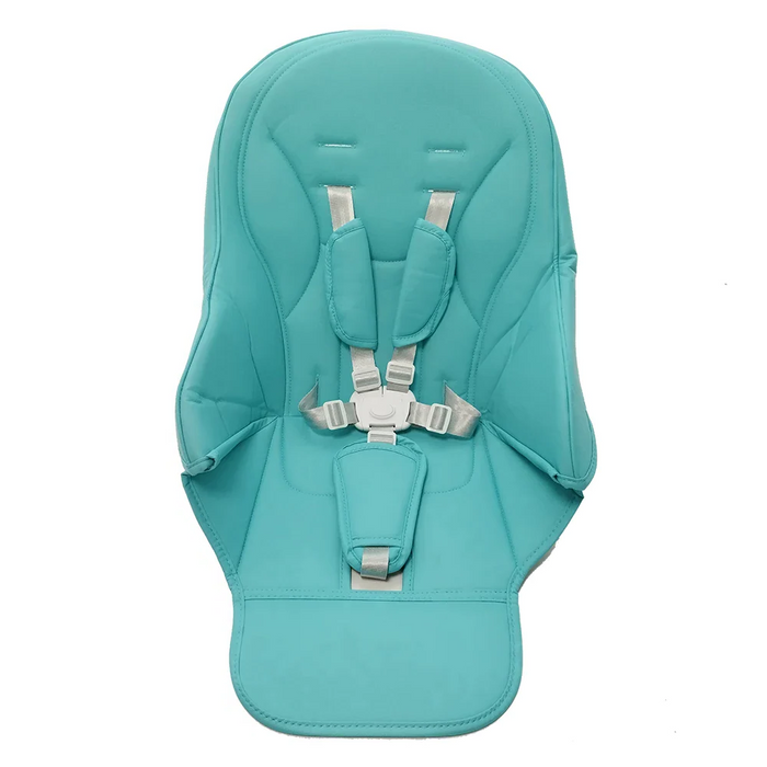 High Chair Seat Cushion: PU Leather Safety Belt Pads