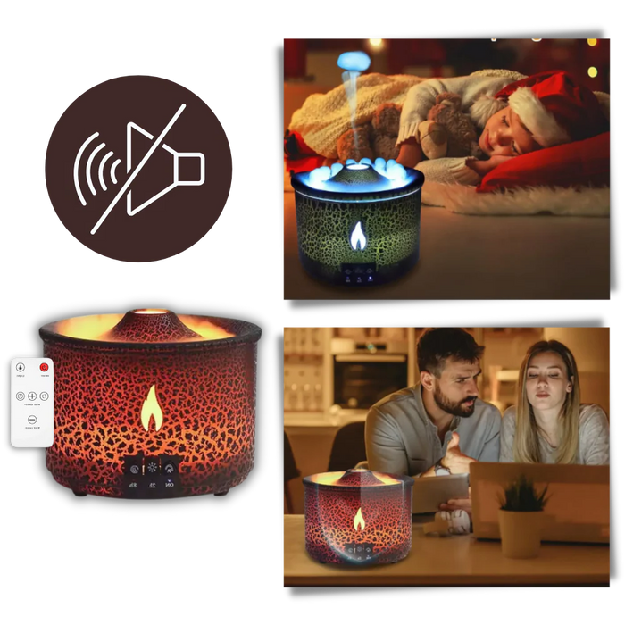 Relaxing volcano humidifier