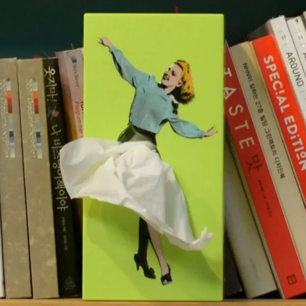 Flying Skirt Tissue Box