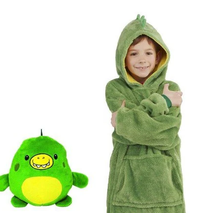 2 in 1 Soft Panda Huggle Toy and Warm Hoodie