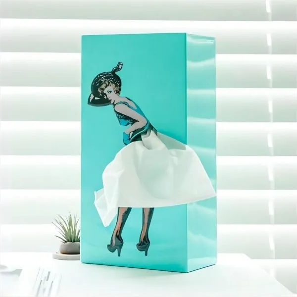 Flying Skirt Tissue Box