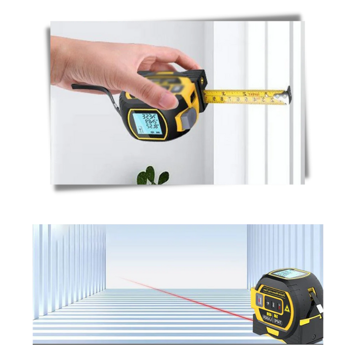 3-in-1 Laser Tape Measure