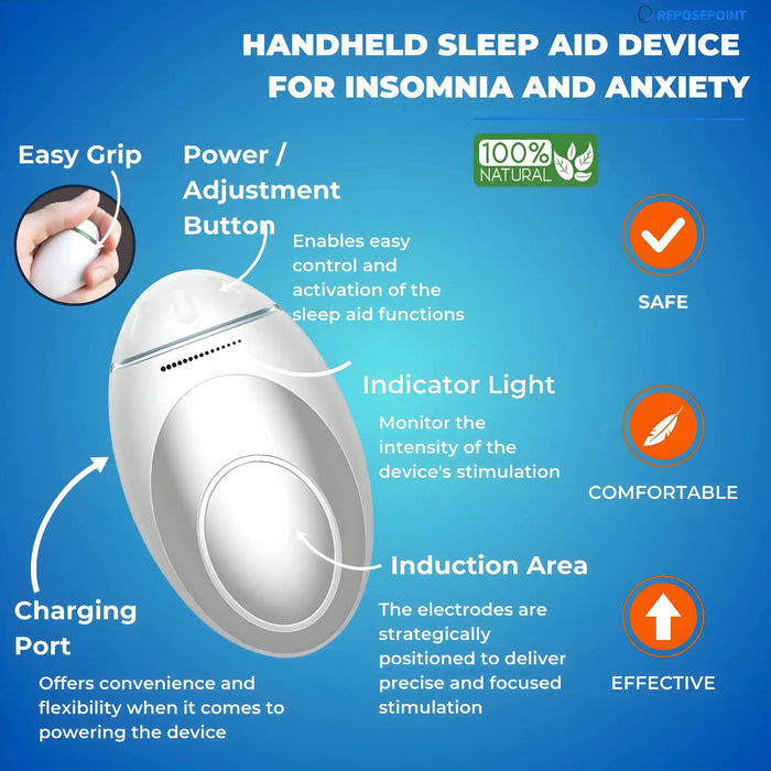Handheld Sleep Aid Device For Insomnia And Anxiety