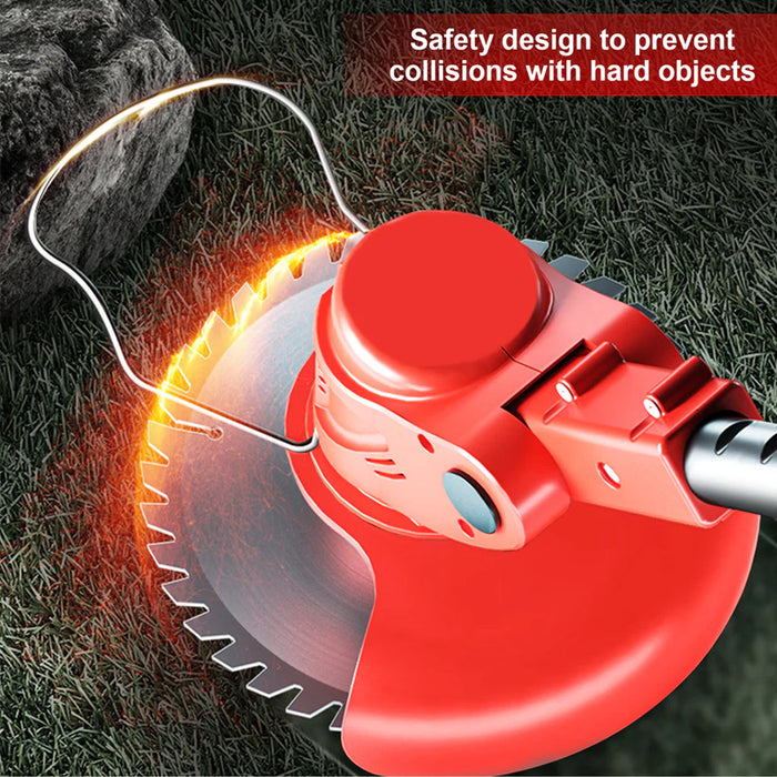 Best Powerful Electric Battery Operated Cordless Metal Blade Weed Eater / Grass Trimmer