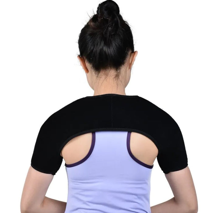 Double Shoulder Brace Rotator Cuff and Dislocation Adjustable Support for Men and Women