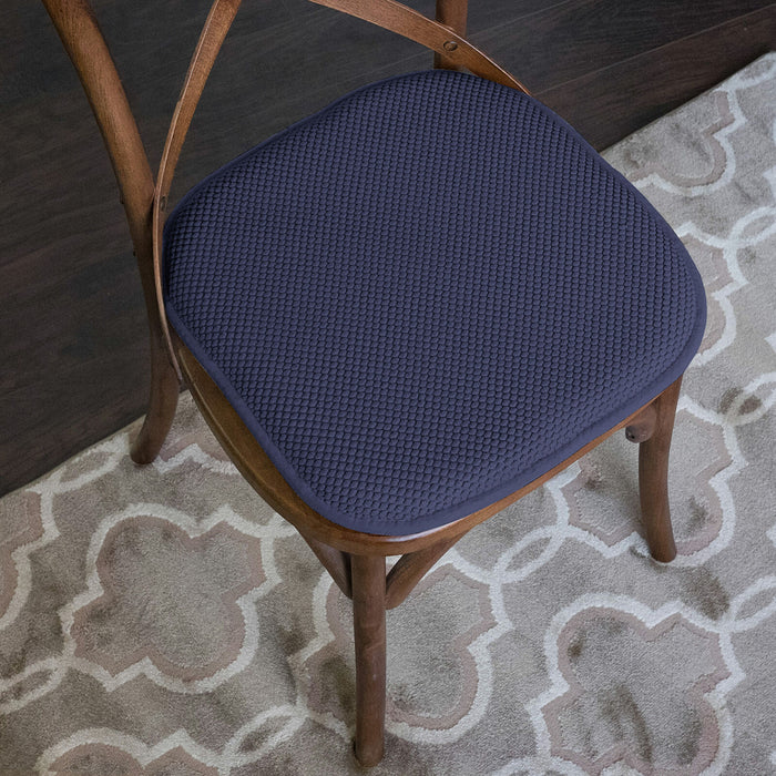 Memory Foam Anti-Slip Chair Cushions - 16" x 16"