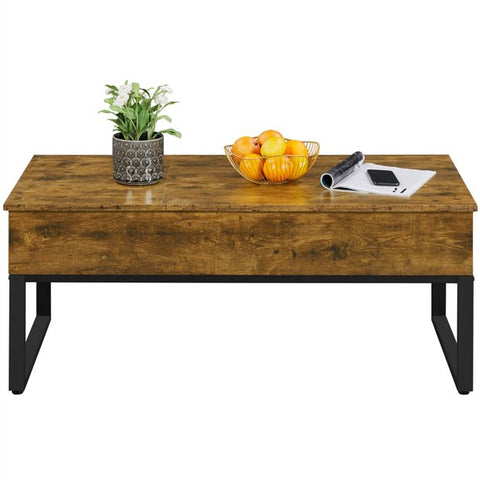 Modern Lift Top Coffee Table with Storage compartments