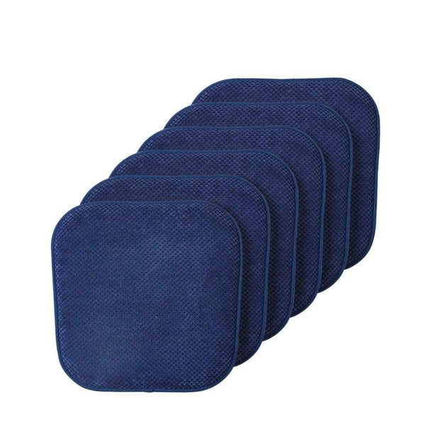 Memory Foam Anti-Slip Chair Cushions - 16" x 16"