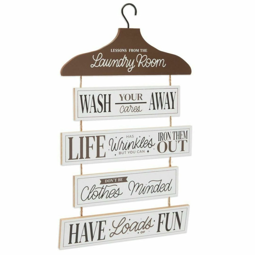 Farmhouse Hanging Wall Decor | Lessons from The Laundry Room Sign | 12