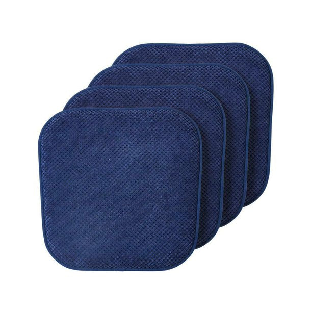 Memory Foam Anti-Slip Chair Cushions - 16" x 16"
