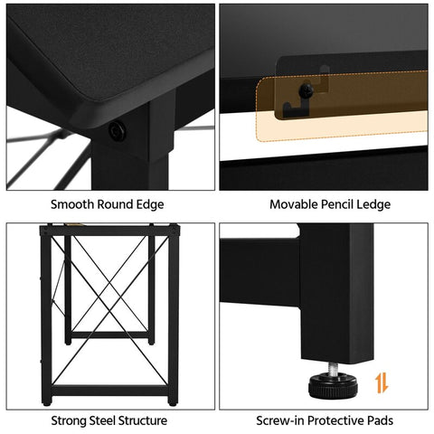 Drafting Table with Adjustable Tabletop