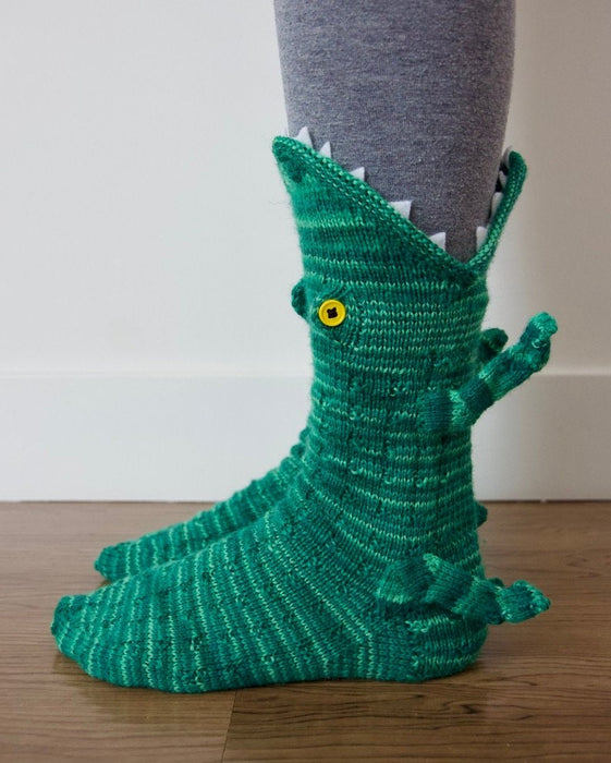 New Knit Crocodile Socks