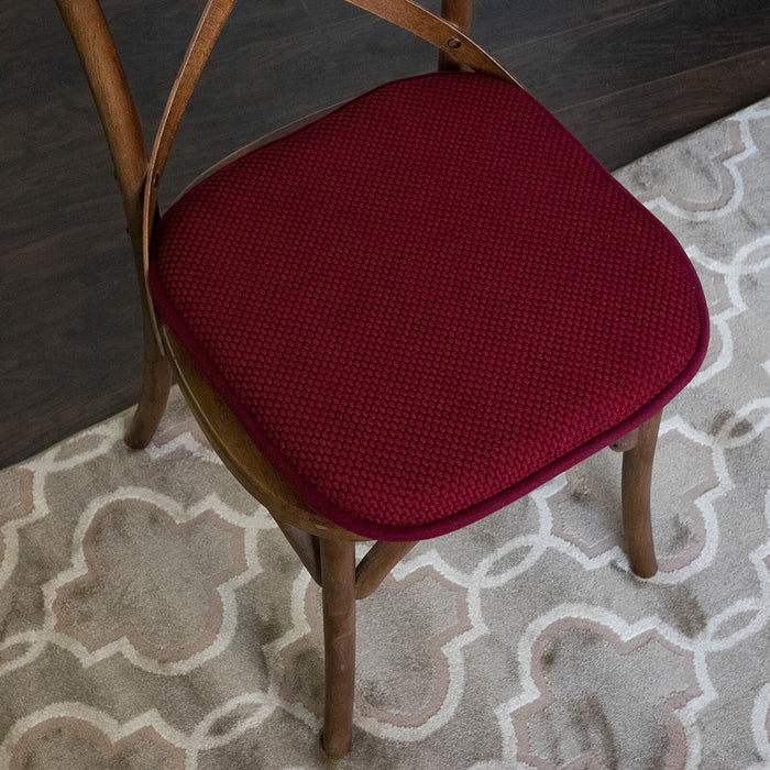 Memory Foam Anti-Slip Chair Cushions - 16" x 16"