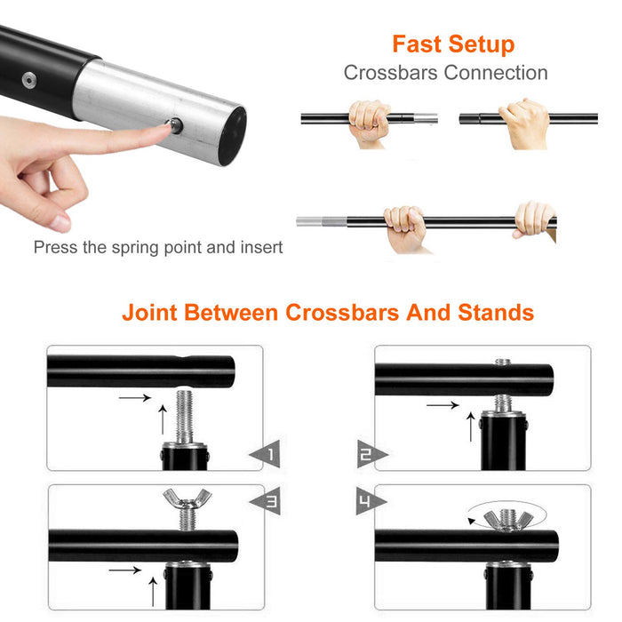 10ft Adjustable Photography Backdrop stand Kit