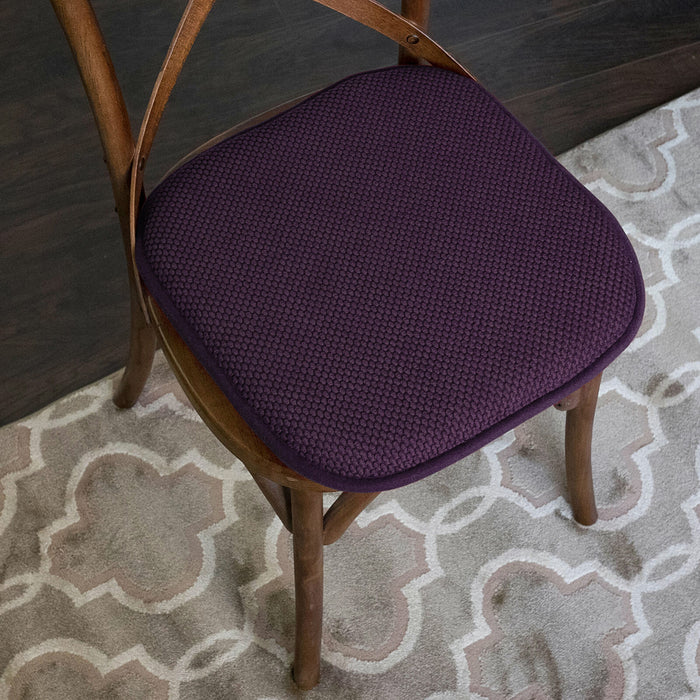 Memory Foam Anti-Slip Chair Cushions - 16" x 16"