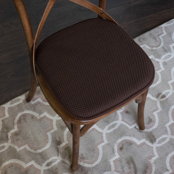 Memory Foam Anti-Slip Chair Cushions - 16" x 16"