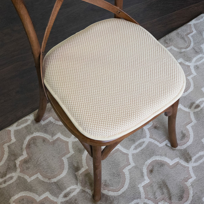 Memory Foam Anti-Slip Chair Cushions - 16" x 16"