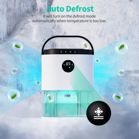 Dehumidifier - With Humidity Control, Timer and Auto-off - Ultra-Quite