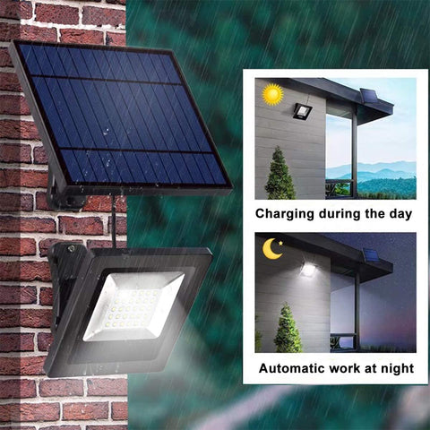 Solar Dusk to Dawn Flood Light - IP65 Waterproof