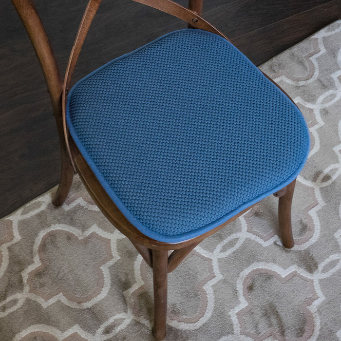 Memory Foam Anti-Slip Chair Cushions - 16" x 16"
