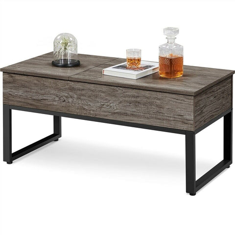 Modern Lift Top Coffee Table with Storage compartments