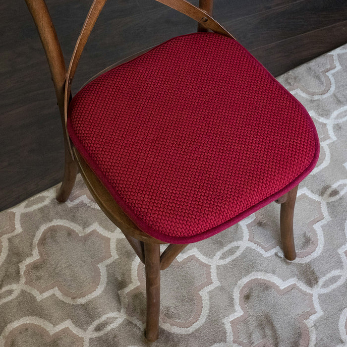 Memory Foam Anti-Slip Chair Cushions - 16" x 16"