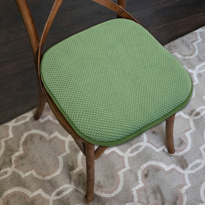 Memory Foam Anti-Slip Chair Cushions - 16" x 16"