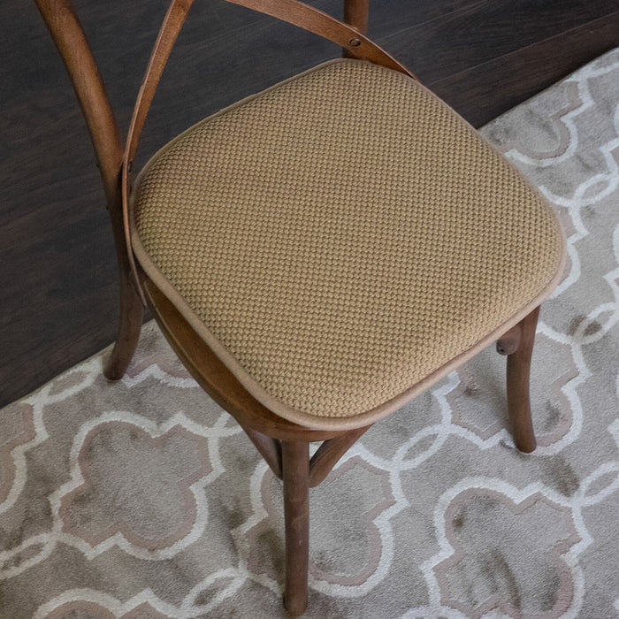 Memory Foam Anti-Slip Chair Cushions - 16" x 16"