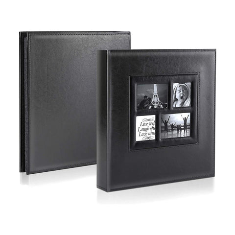 Large 500 Pocket Photo Album - Premium Leather Edition