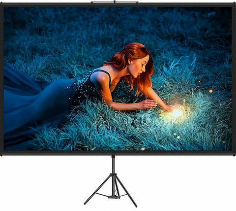 Premium Outdoor Projector Screen with Stand | 100