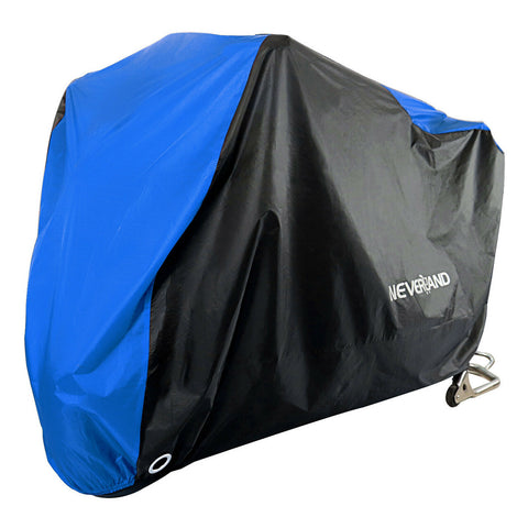 Waterproof Motorcycle Cover | With Lock-hole, Elastic Band and Buckle | Heavy-Duty | Universal Fit