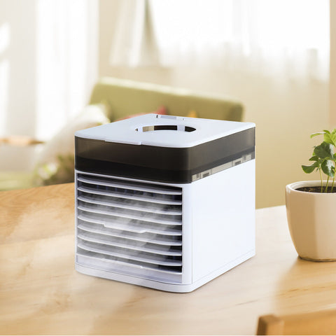 4 in 1 Mini Air Conditioner - Cooler Fan, Humidifier, Air Purifier and Aroma Diffuser